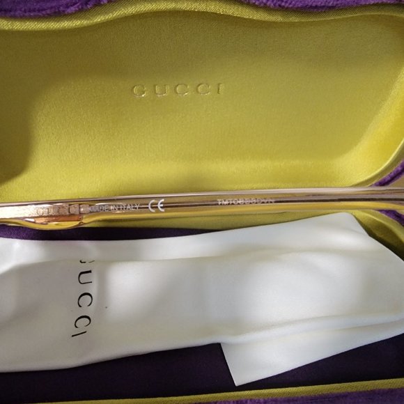 NEW Gucci 57mm Aviator Optical Frames - Picture 6 of 6